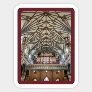 St Dunstan Basilica Pipe Organ Charlottetown PEI Sticker